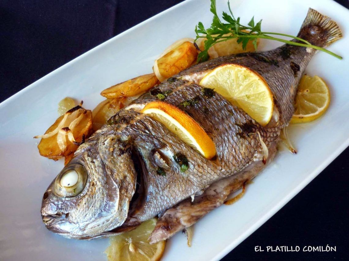 Besugo Al Horno El Platillo Comil n Besugo Al Horno El Platillo Comil n